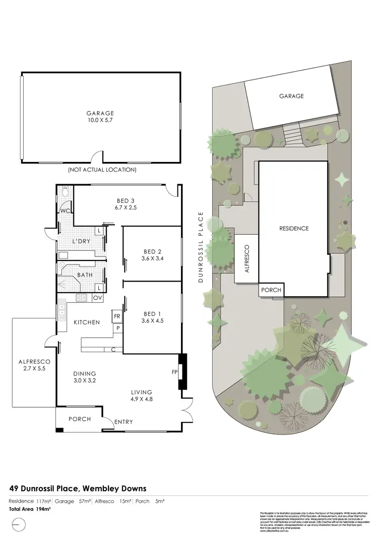 Floorplan of Homely house listing, 49 Dunrossil Place, Wembley Downs WA 6019