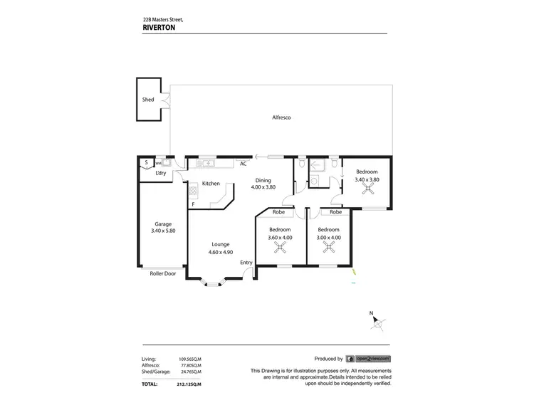 Floorplan of Homely house listing, 22B Masters Street, Riverton SA 5412