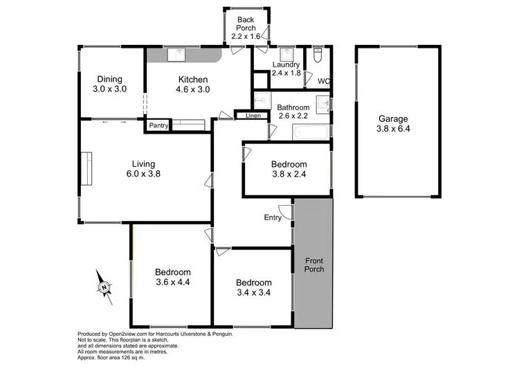 Floorplan of Homely house listing, 186 Parker Street, Devonport TAS 7310