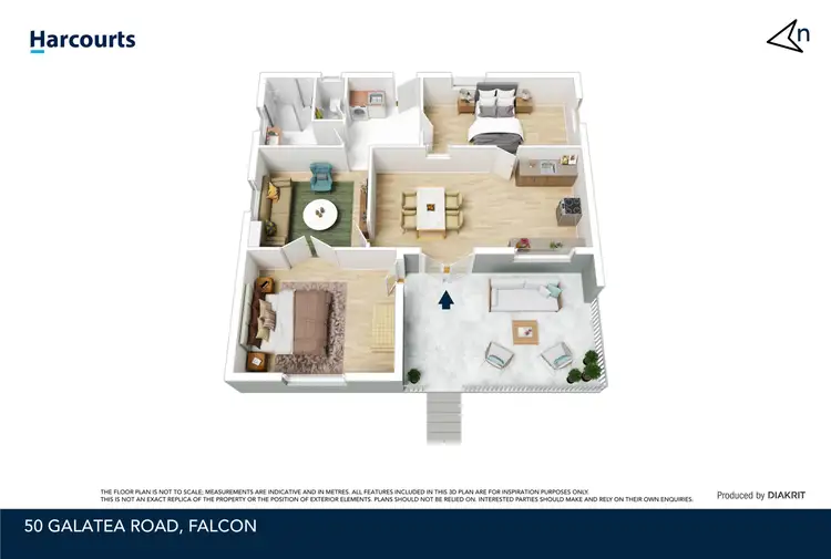 Floorplan of Homely house listing, 50 Galatea Road, Falcon WA 6210