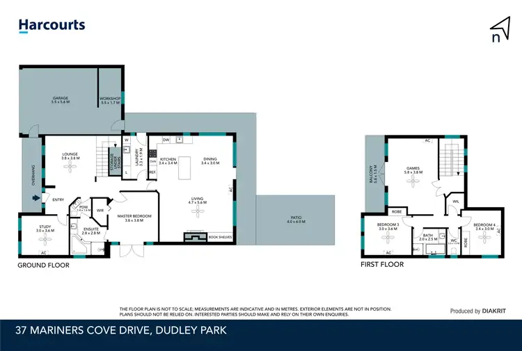 Floorplan of Homely house listing, 37 Mariners Cove Drive, Dudley Park WA 6210