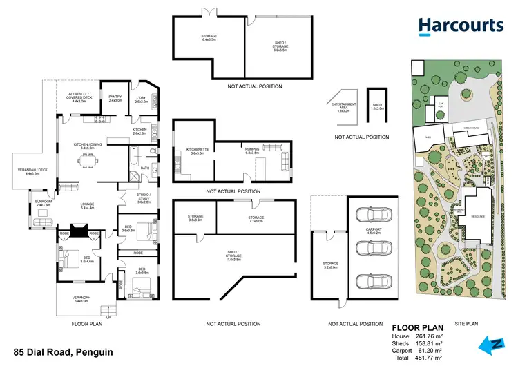 Floorplan of Homely house listing, 85 Dial Road, Penguin TAS 7316