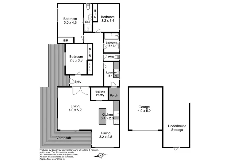 Floorplan of Homely house listing, 52B Surrey Street, Devonport TAS 7310