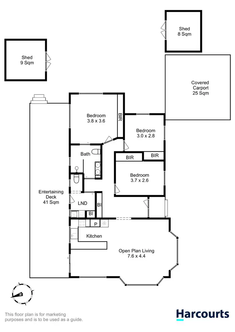 Floorplan of Homely house listing, 21 Melaluka Court, Brighton TAS 7030