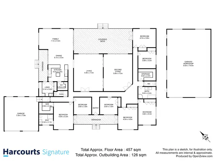 Floorplan of Homely house listing, 24 Estate Drive, Acton Park TAS 7170