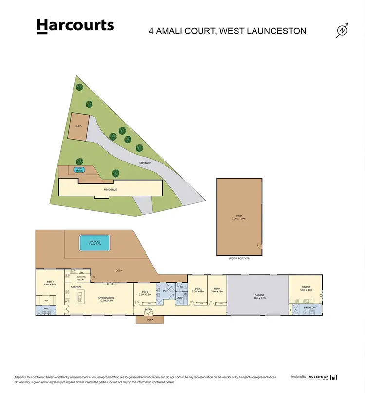 Floorplan of Homely house listing, 4 Amali Court, West Launceston TAS 7250
