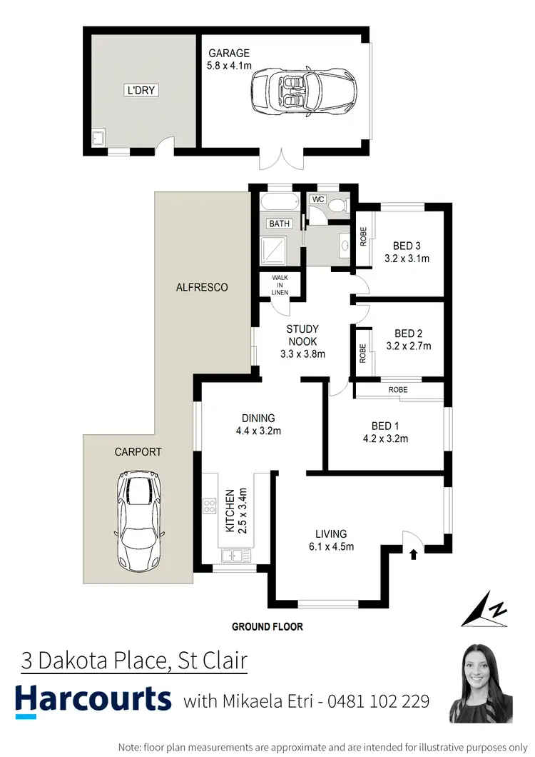 Floorplan of Homely house listing, 3 Dakota Place, St Clair NSW 2759