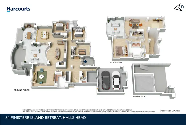Floorplan of Homely house listing, 34 Finistere Island Retreat, Halls Head WA 6210