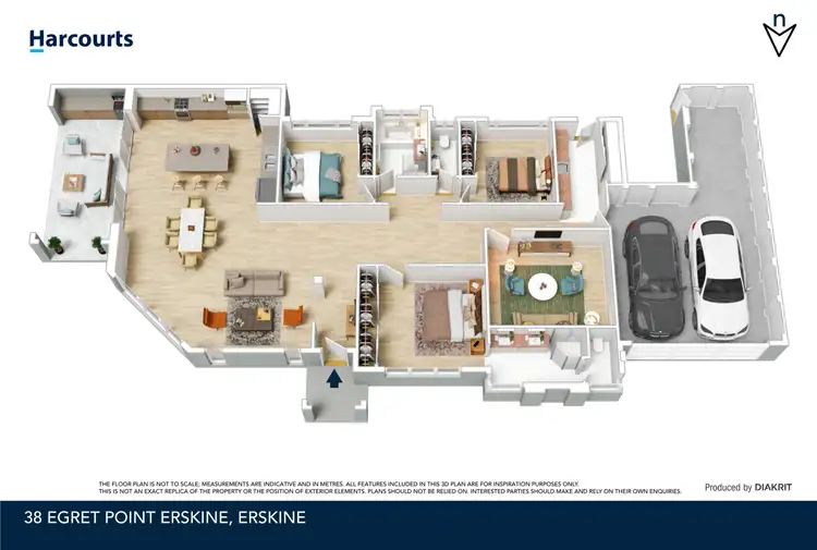 Floorplan of Homely house listing, 38 Egret Point, Erskine WA 6210