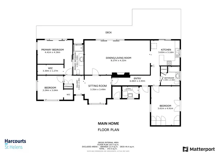 Floorplan of Homely house listing, 21-27 Pringle Street, Scamander TAS 7215
