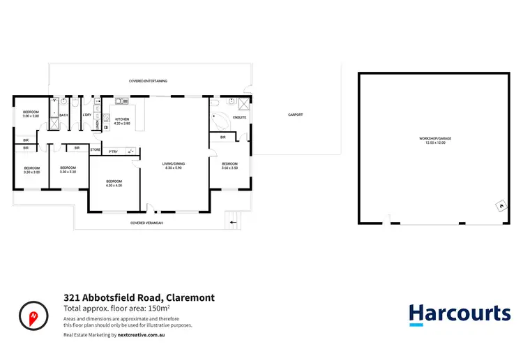Floorplan of Homely house listing, 321 Abbotsfield Road, Claremont TAS 7011