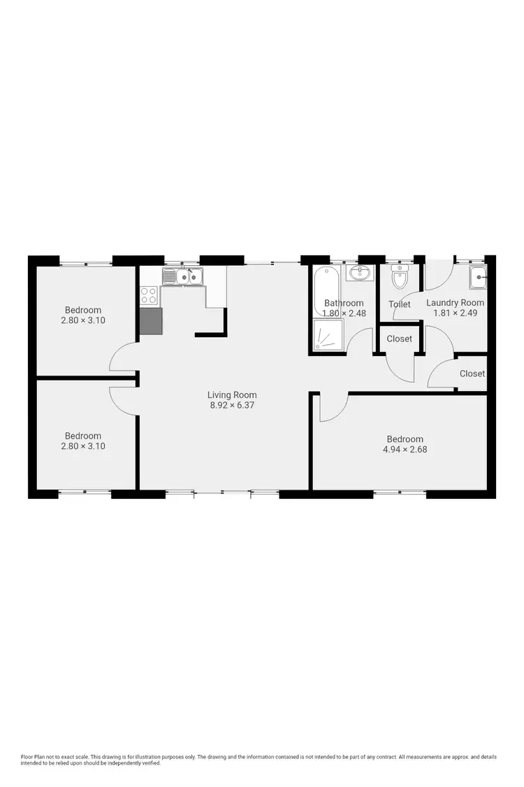 Floorplan of Homely house listing, 70 Gawler Drive, Orroroo SA 5431