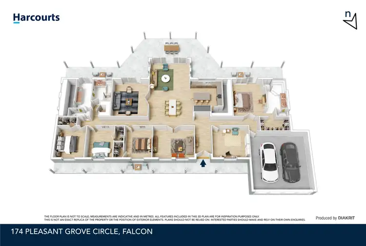 Floorplan of Homely house listing, 174 Pleasant Grove Circle, Falcon WA 6210