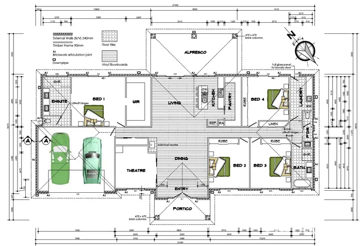 Floorplan of Homely house listing, 17 Blue Wren Drive, Haven VIC 3401