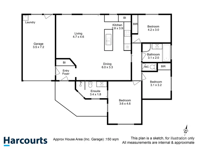 Floorplan of Homely house listing, 26 Talune Street, Lindisfarne TAS 7015