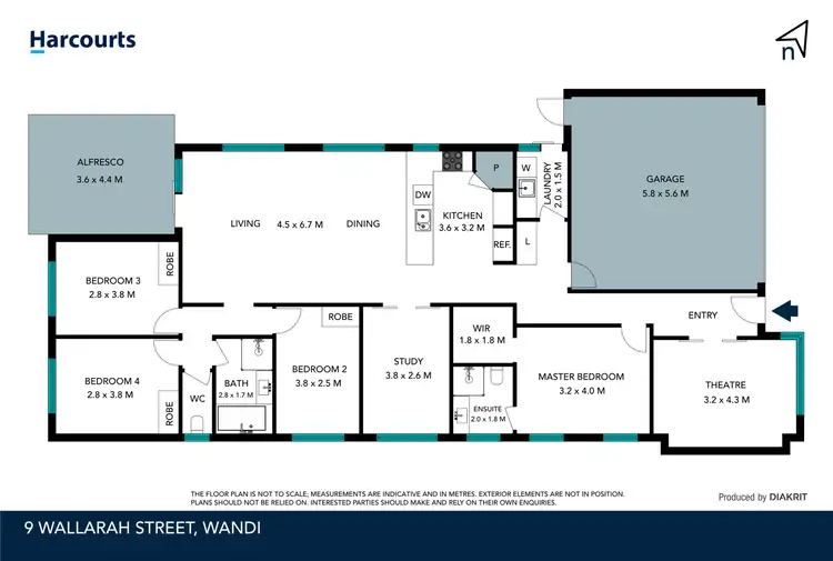 Floorplan of Homely house listing, 9 Wallarah Street, Wandi WA 6167