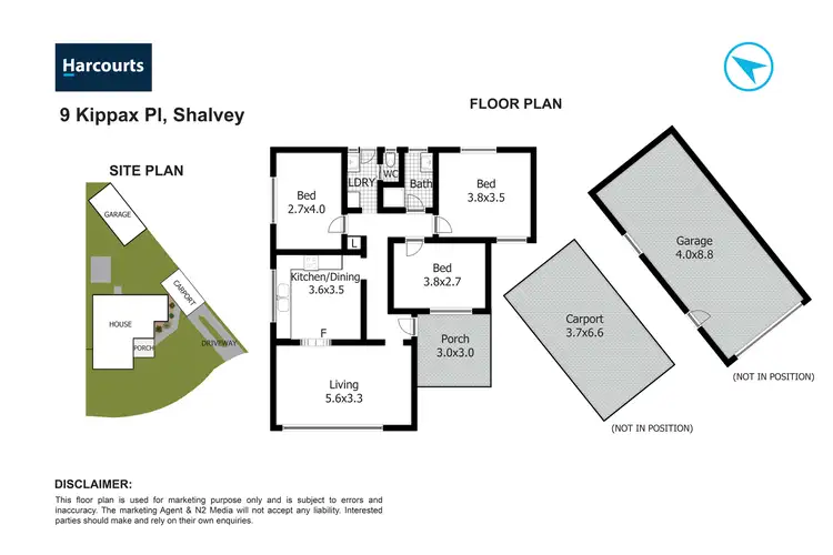 Floorplan of Homely house listing, 9 Kippax Place, Shalvey NSW 2770