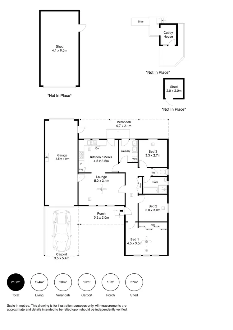 Floorplan of Homely house listing, 21 Colin Street, Findon SA 5023