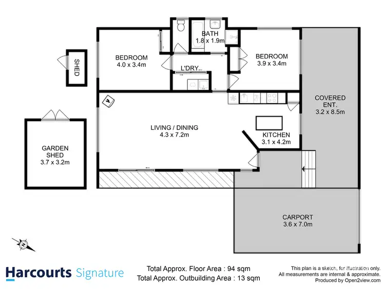 Floorplan of Homely villa listing, 56 Andrews Street, New Norfolk TAS 7140