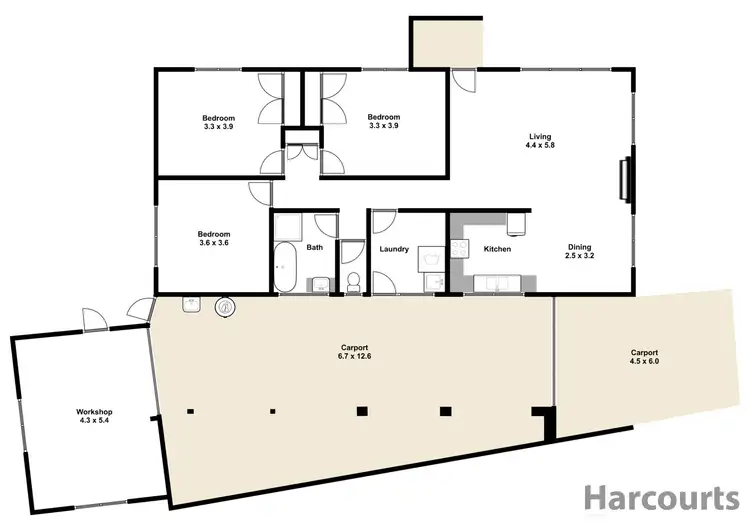 Floorplan of Homely house listing, 24 Randall Crescent, Moe VIC 3825