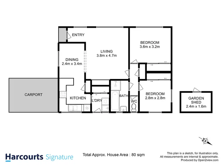 Floorplan of Homely house listing, 5/8-10 Marsh Street, New Town TAS 7008
