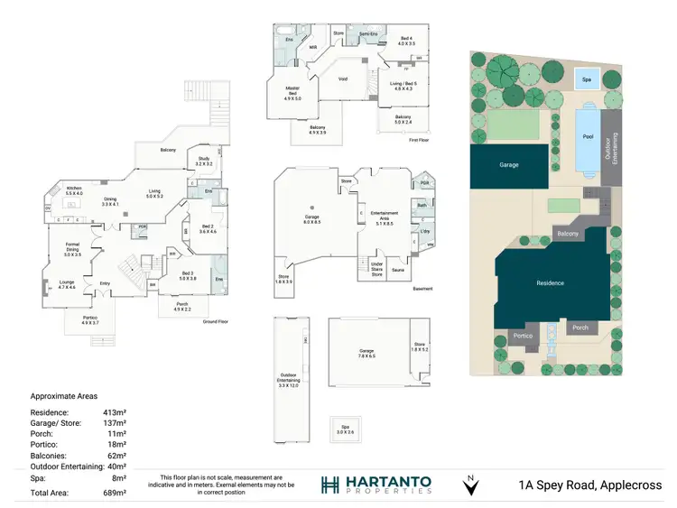 Floorplan of Homely house listing, 1A Spey Road, Applecross WA 6153
