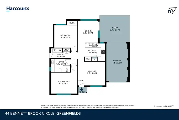 Floorplan of Homely house listing, 44 Bennett Brook Circle, Greenfields WA 6210