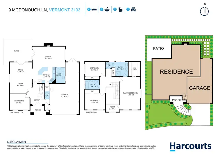 Floorplan of Homely house listing, 9 McDonough Lane, Vermont VIC 3133