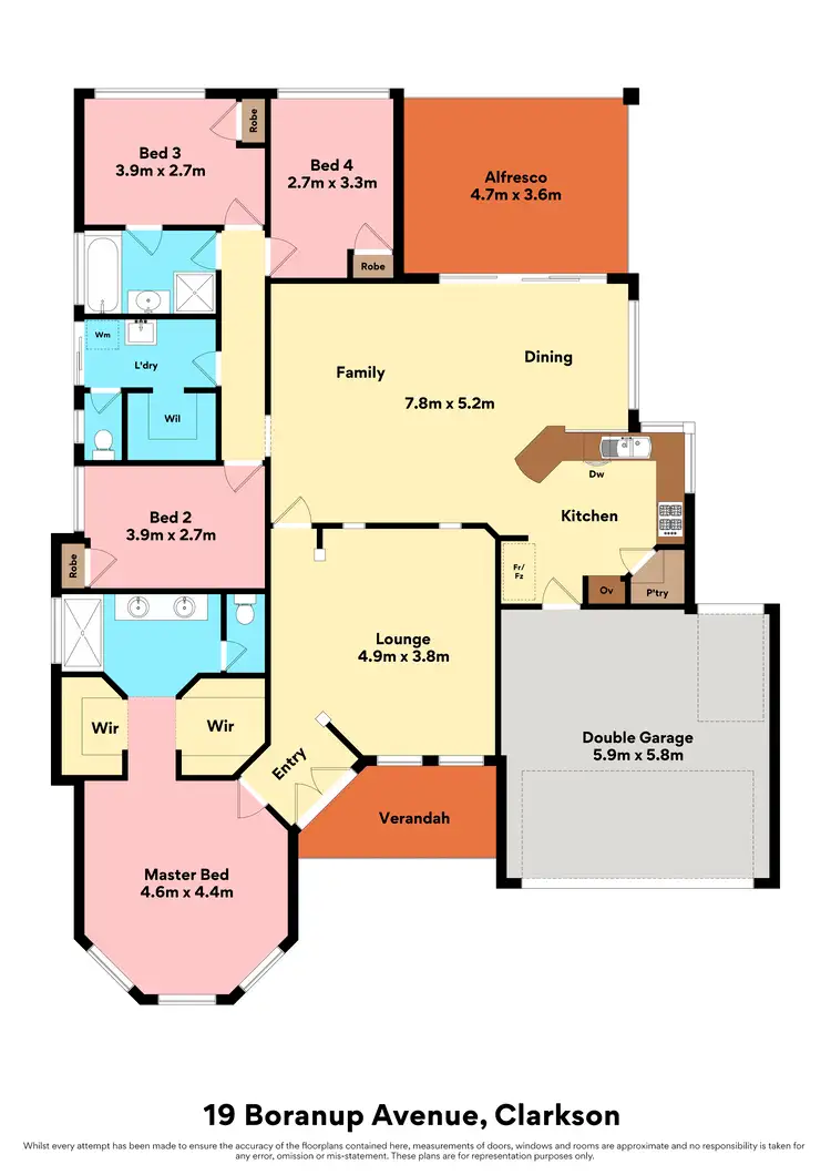 Floorplan of Homely house listing, 19 Boranup Avenue, Clarkson WA 6030