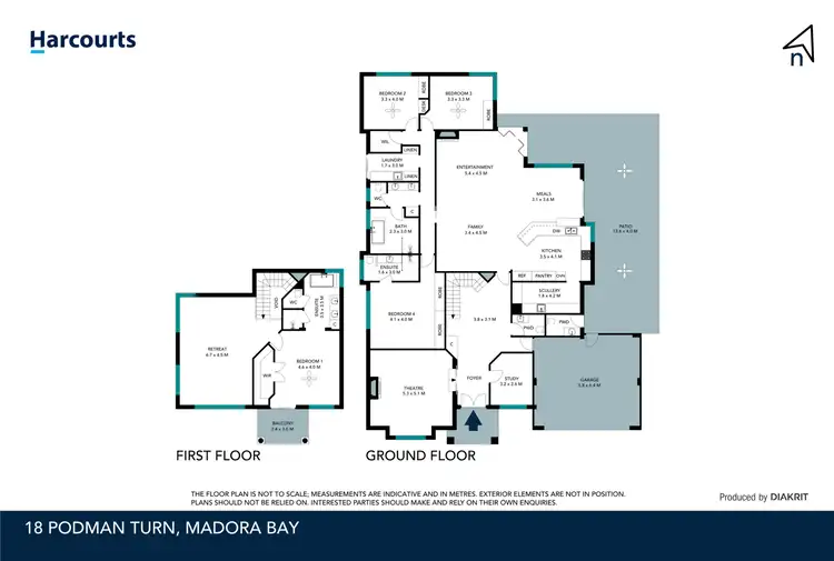 Floorplan of Homely house listing, 18 Podman Turn, Madora Bay WA 6210