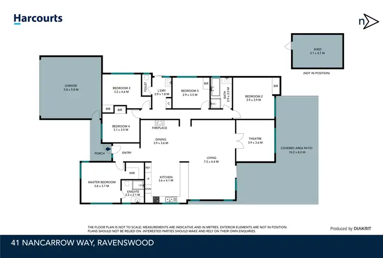 Floorplan of Homely house listing, 41 Nancarrow Way, Ravenswood WA 6208