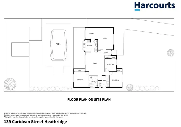 Floorplan of Homely house listing, 139 Caridean Street, Heathridge WA 6027