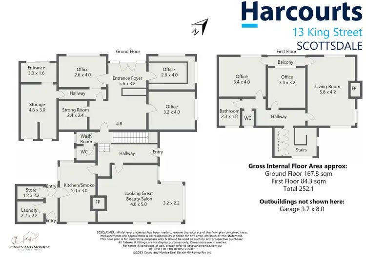 Floorplan of Homely other listing, 13 King Street, Scottsdale TAS 7260