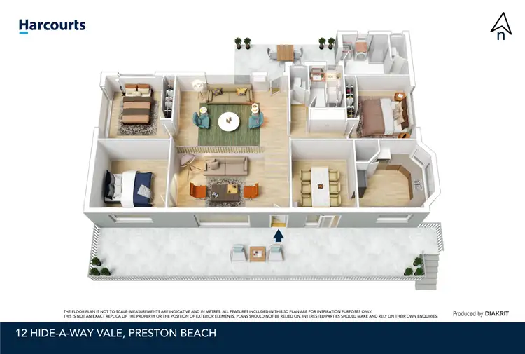 Floorplan of Homely house listing, 12 Hide-A-Way Vale, Preston Beach WA 6215