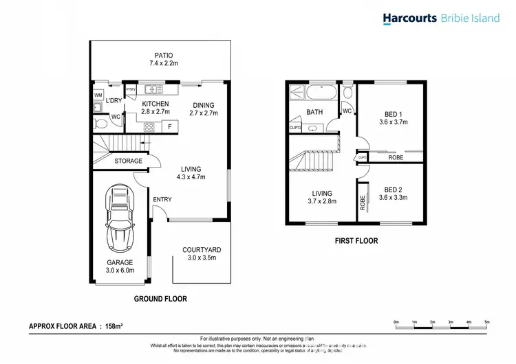 Floorplan of Homely house listing, 1/20-22 Kangaroo Ave, Bongaree QLD 4507