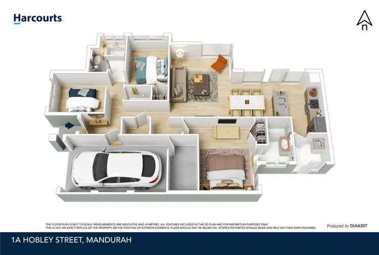 Floorplan of Homely house listing, 1A Hobley Street, Mandurah WA 6210