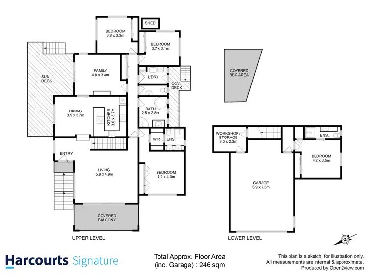 Floorplan of Homely house listing, 362 Carella Street, Tranmere TAS 7018