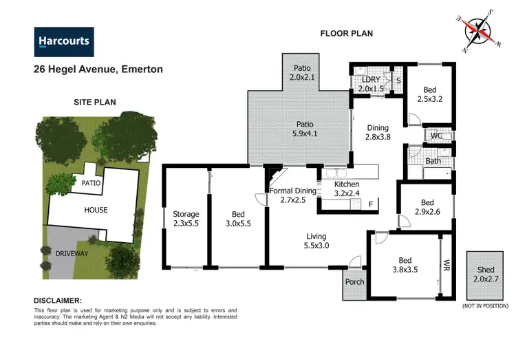 Floorplan of Homely house listing, 26 Hegel Avenue, Emerton NSW 2770