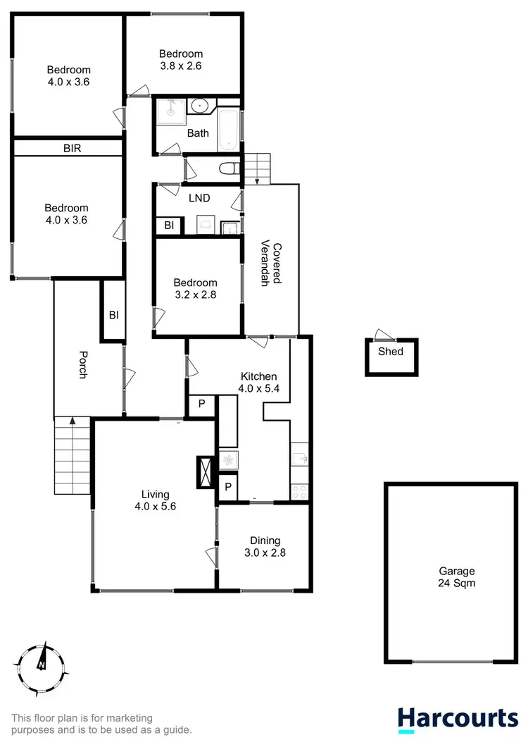 Floorplan of Homely house listing, 2 Carrum Close, Howrah TAS 7018