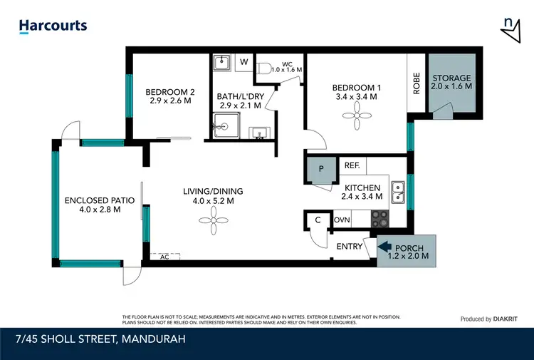 Floorplan of Homely house listing, 7/45-51 Sholl Street, Mandurah WA 6210