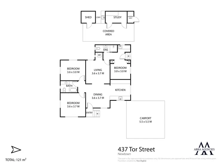Floorplan of Homely house listing, 437 Tor Street, Newtown QLD 4350