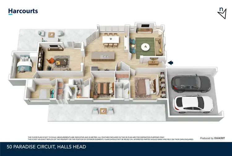 Floorplan of Homely house listing, 50 Paradise Circuit, Halls Head WA 6210