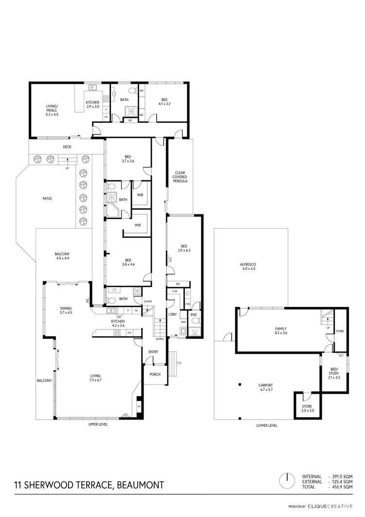 Floorplan of Homely house listing, 11 Sherwood Terrace, Beaumont SA 5066
