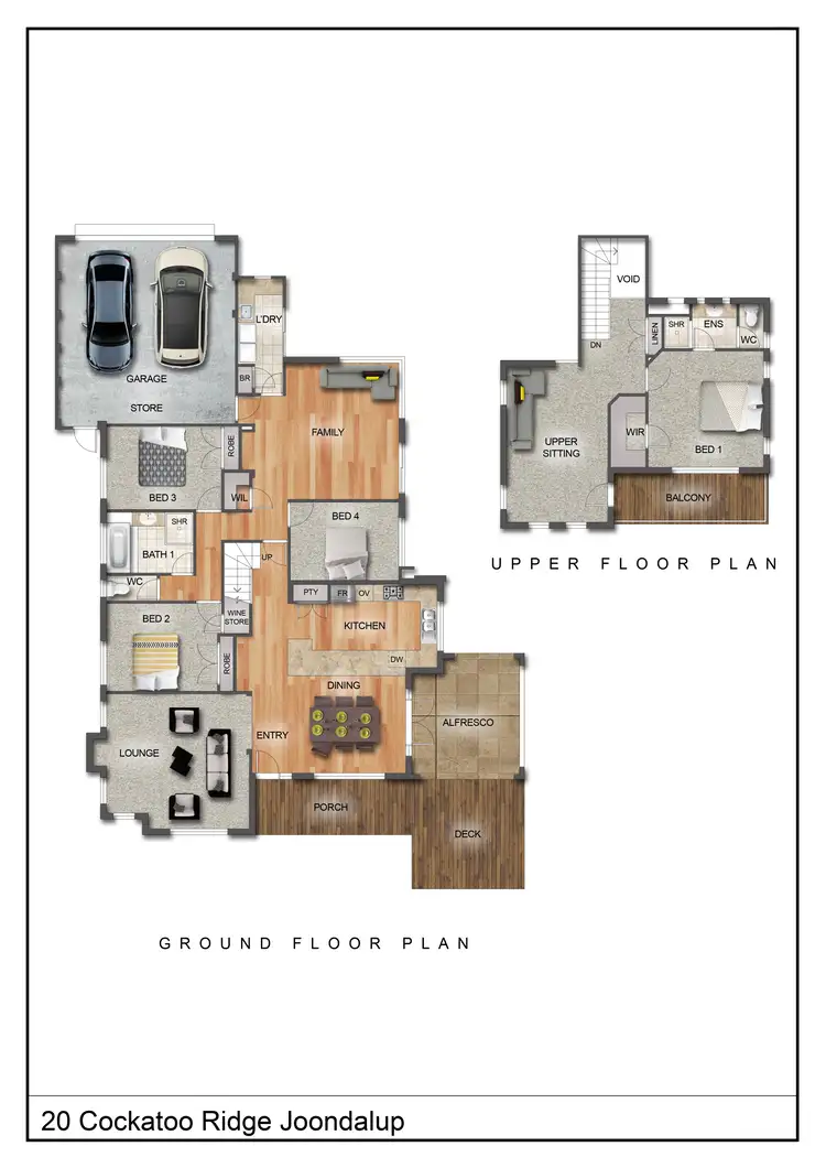Floorplan of Homely house listing, 20 Cockatoo Ridge, Joondalup WA 6027