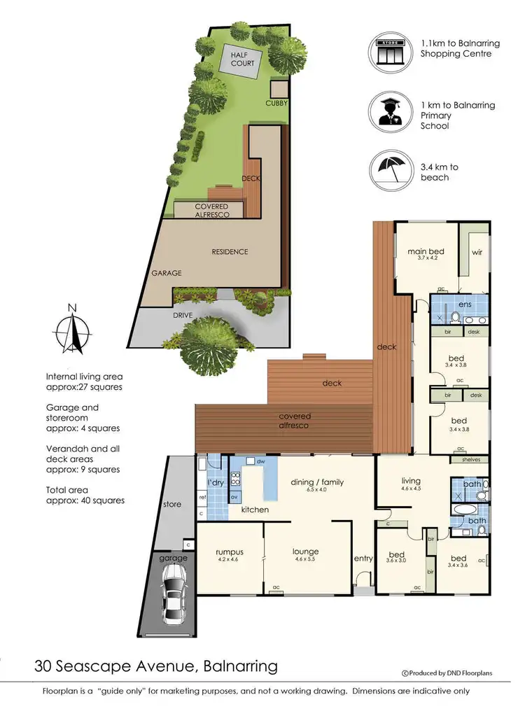 Floorplan of Homely house listing, 30 Seascape Avenue, Balnarring VIC 3926