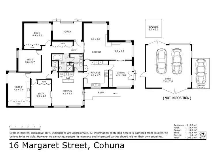 Floorplan of Homely house listing, 16 Margaret Street, Cohuna VIC 3568