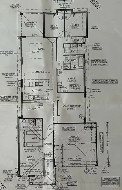 Floorplan of Homely house listing, 34 Painted Parkway, Alkimos WA 6038