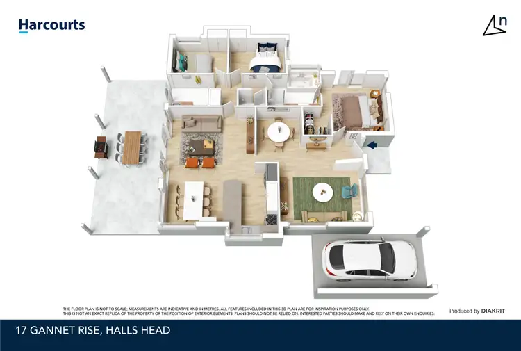 Floorplan of Homely house listing, 17 Gannet Rise, Halls Head WA 6210