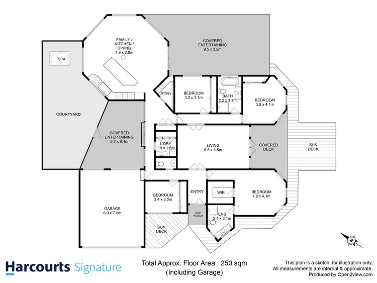 Floorplan of Homely rural property listing, 201 Cremorne Avenue, Cremorne TAS 7024