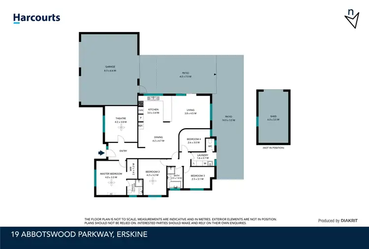 Floorplan of Homely house listing, 19 Abbotswood Parkway, Erskine WA 6210